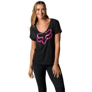 camiseta mujer Fox Boundary negra rosa crosscountry shop madrid outlet (3)