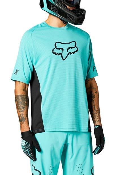 ᐉ Fox camiseta MTB Defend Teal - Crosscountry