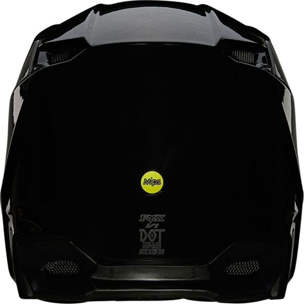 casco fox v1 motocross 2022 plaic negro brillo disponible en crosscountry shop madrid (1)