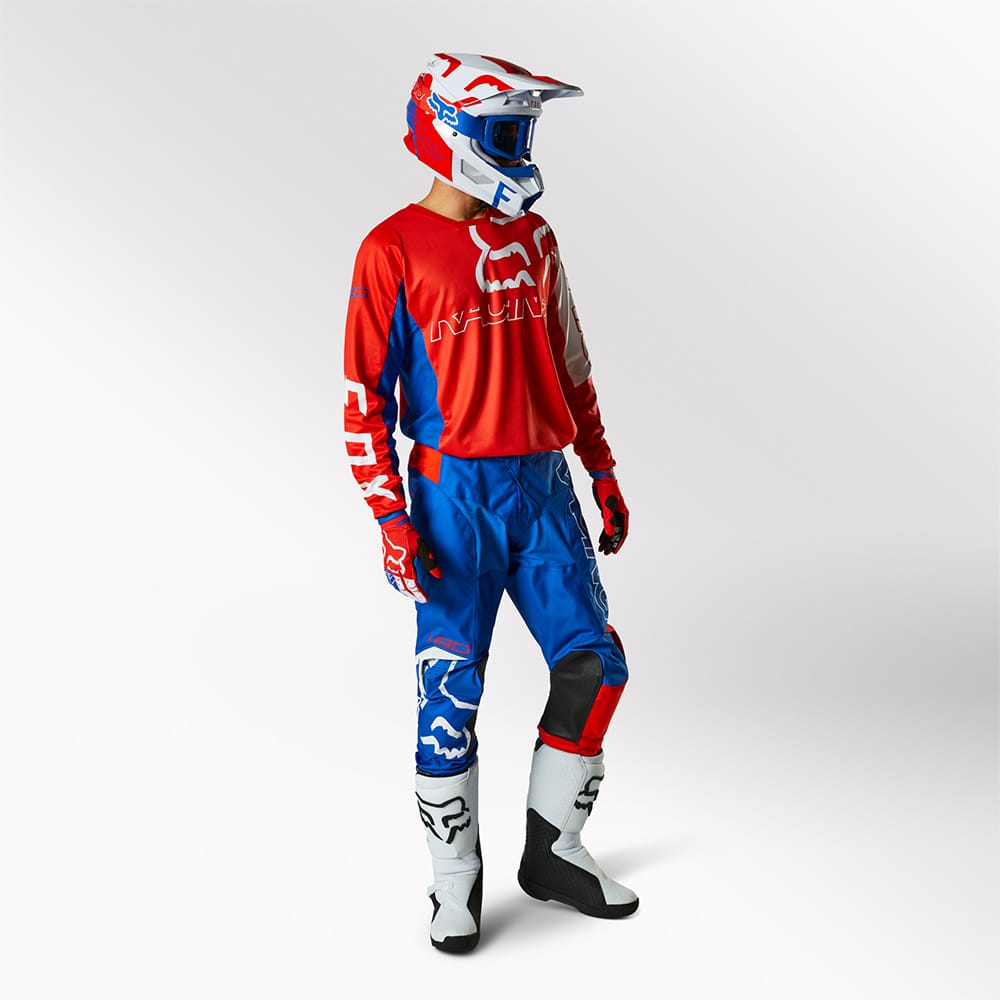 ᐉFox traje 2022 180 Skew rojo azul - Crosscountry