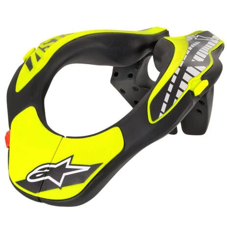collarin alpinestars niño amarillo negro de motocross o mtb bici disponible en crosscountry shop madrid (2)