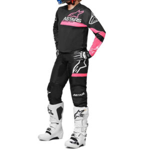 traje alpinestars mujer motocross enduro chaser fluir negro y rosa disponible en crosscountry shop madrid (2)