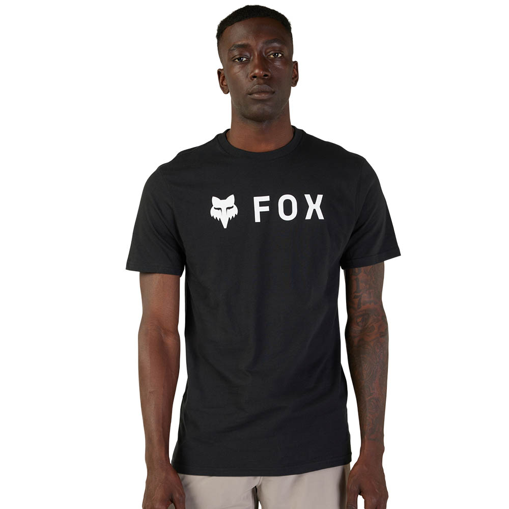 camiseta fox Absolute negra blanca