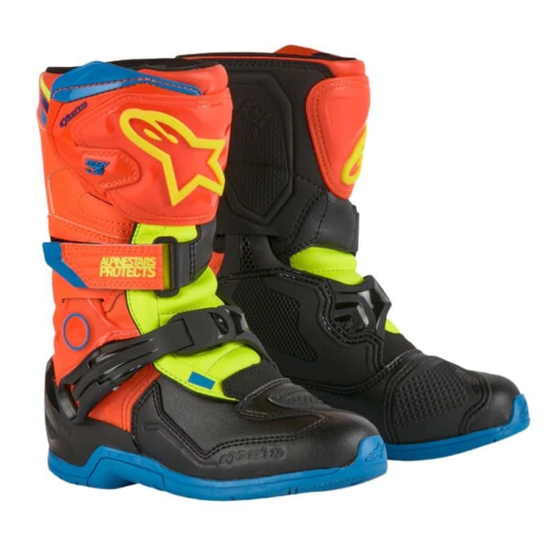 alpinestars-tech-3s-kids-naranja-fluo-enamel-azul-amarillo-fluo