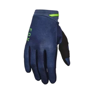 Guantes Fox 180 Taunt azul