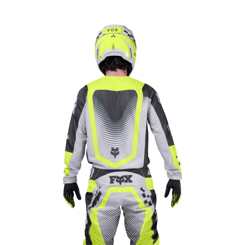 Traje Fox 180 Collect gris/amarillo flúor - Imagen 3