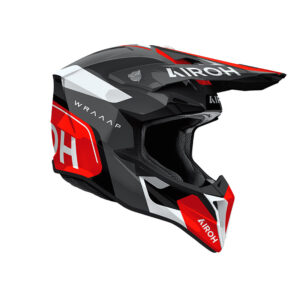 Casco Airoh Wraaap Conquer rojo