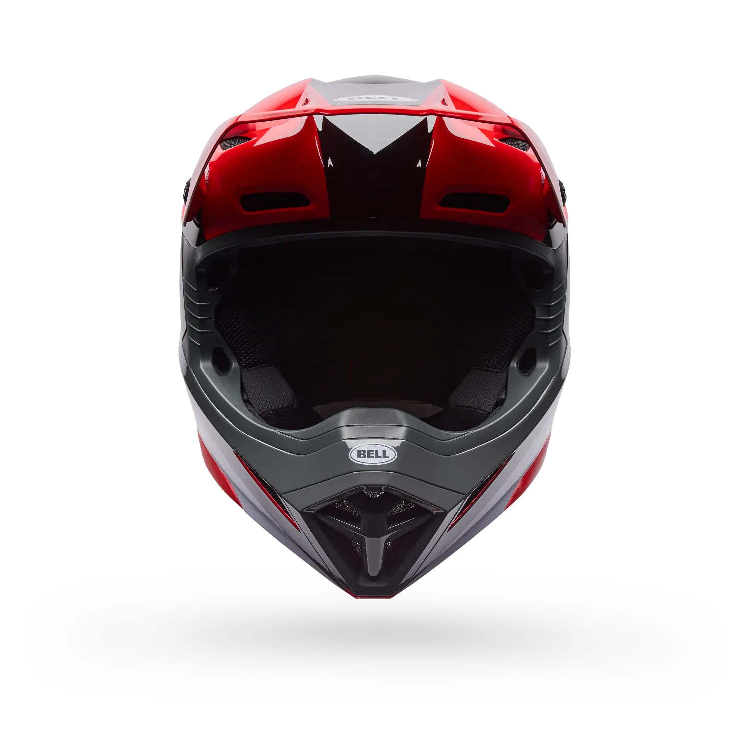 Casco Bell MX-10 Aviator rojo negro - Imagen 3