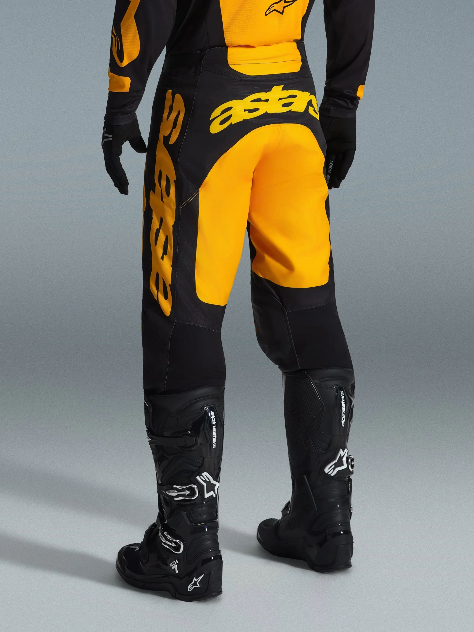 Traje Alpinestars Racer Riway amarillo/negro - Imagen 2