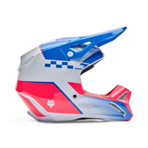 Casco Fox V1 Collect azul rosa