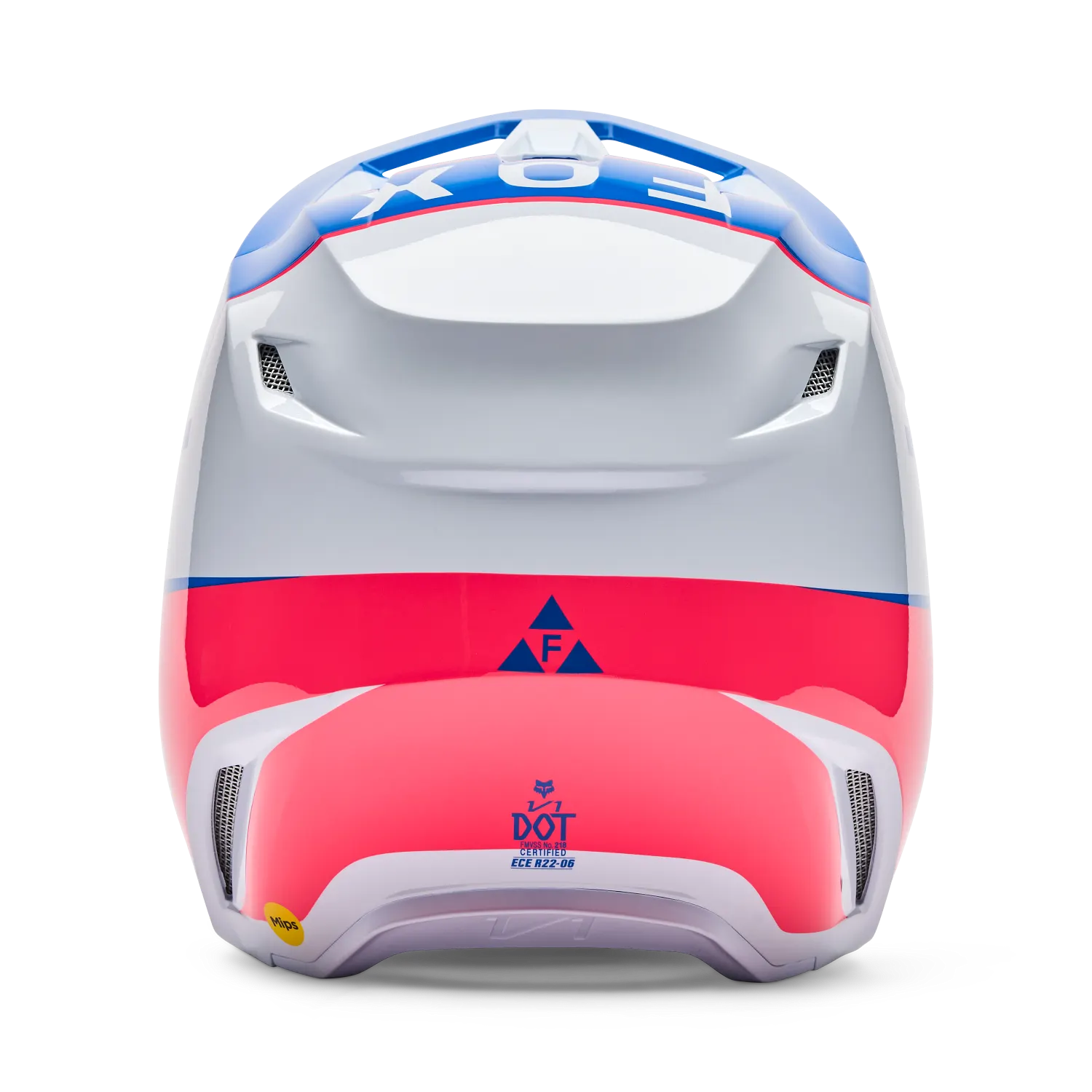 Casco Fox V1 Collect azul rosa - Imagen 3