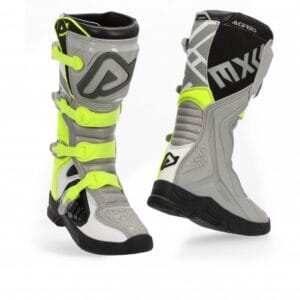 Acerbis Botas X Team Gris/ Amarillo Flúor