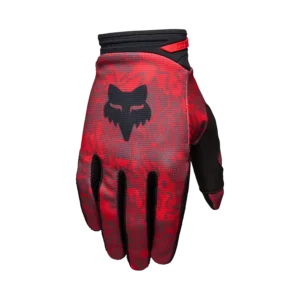 Guantes Fox 180 niño Abyss rojo