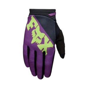 Guantes Fox 180 niño Raid morado