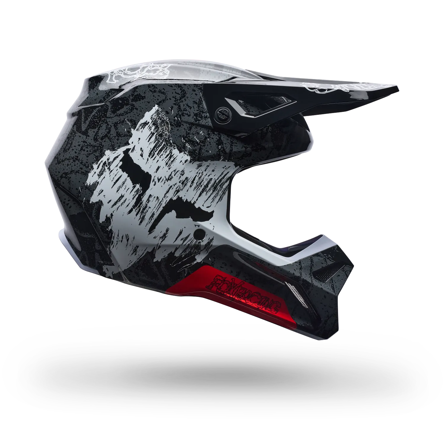 Casco Fox V1 Abbys negro