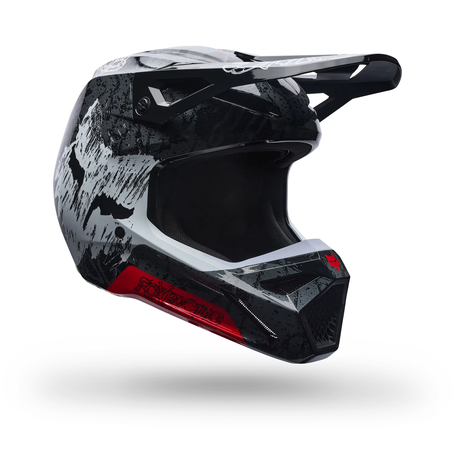 Casco Fox V1 Abbys negro - Imagen 2
