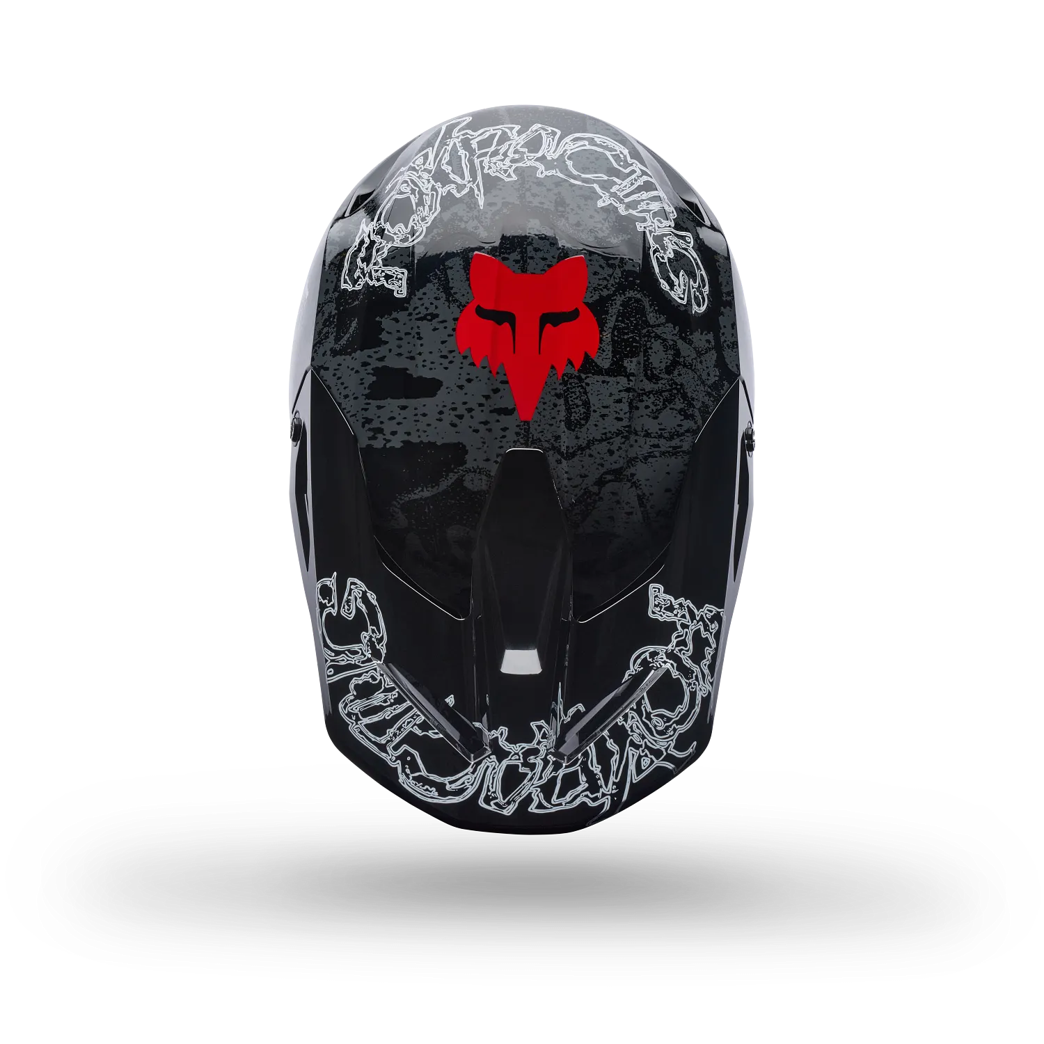 Casco Fox V1 Abbys negro - Imagen 4