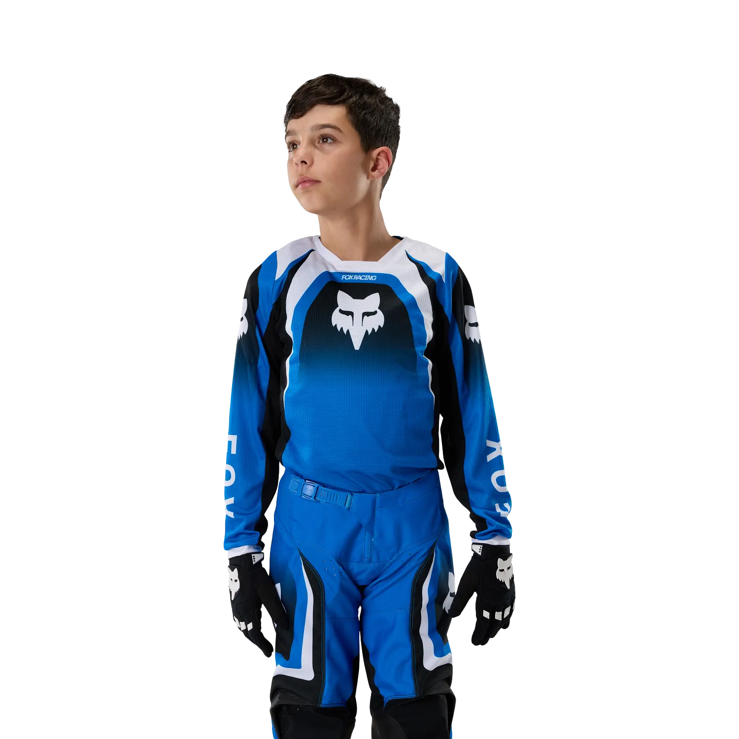 Conjunto niño Fox 180 Frame azul