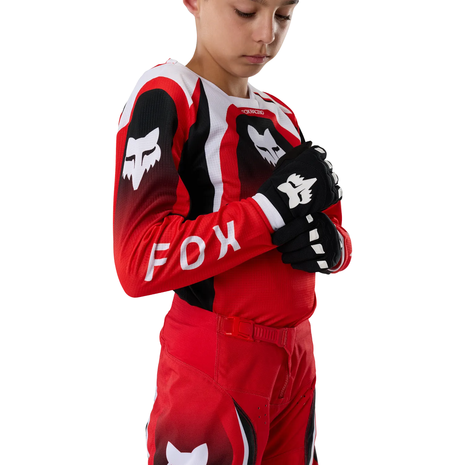 Conjunto niño Fox 180 Frame rojo - Imagen 3
