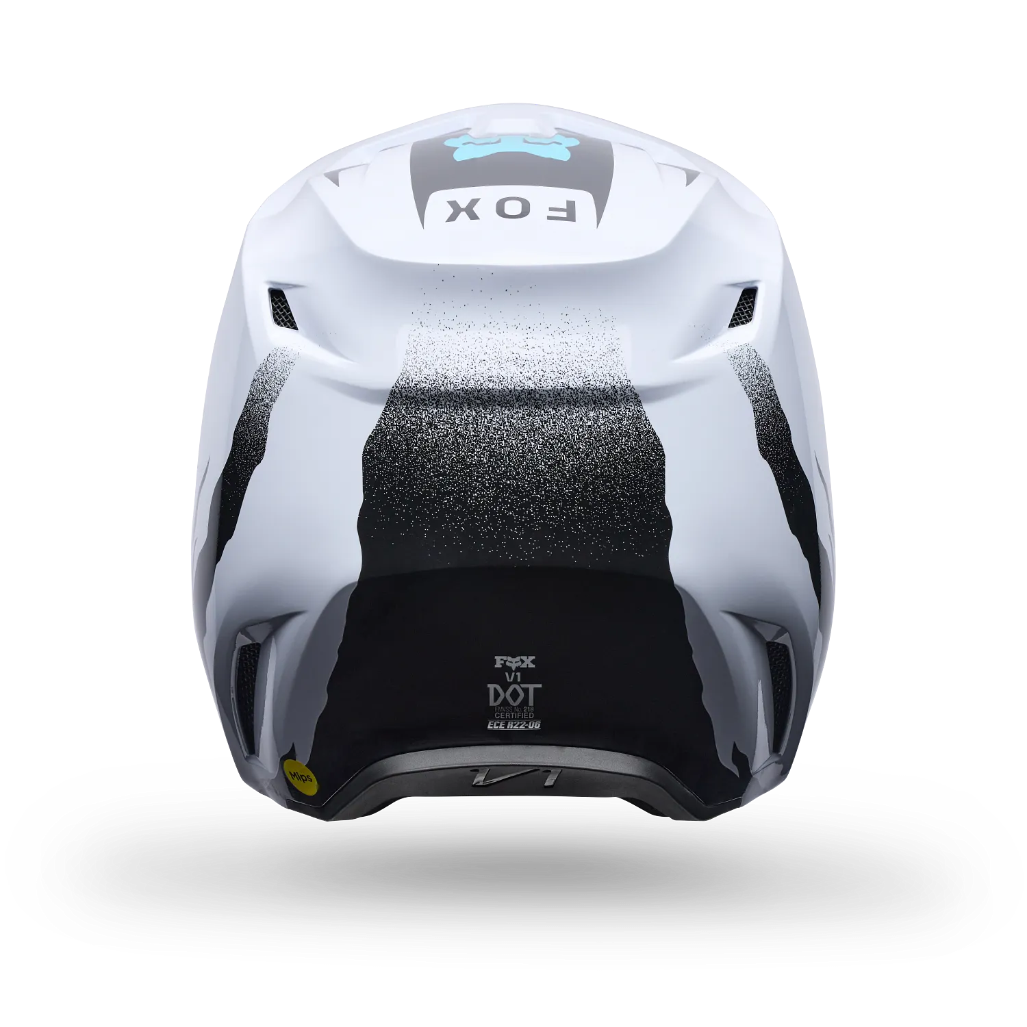 Casco Fox V1 Clutch blanco - Imagen 3