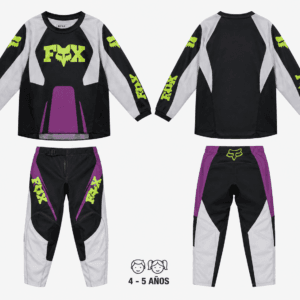 Conjunto Fox Kids Raid púrpura