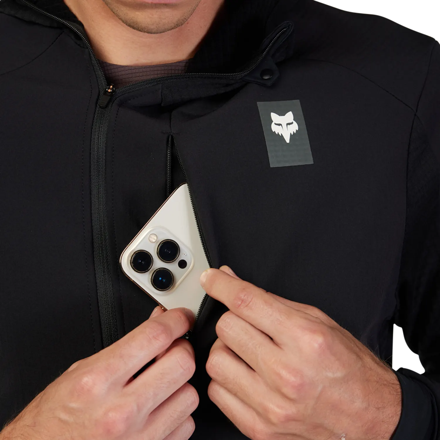 Sudadera Fox Defend Thermal MTB negra - Imagen 3