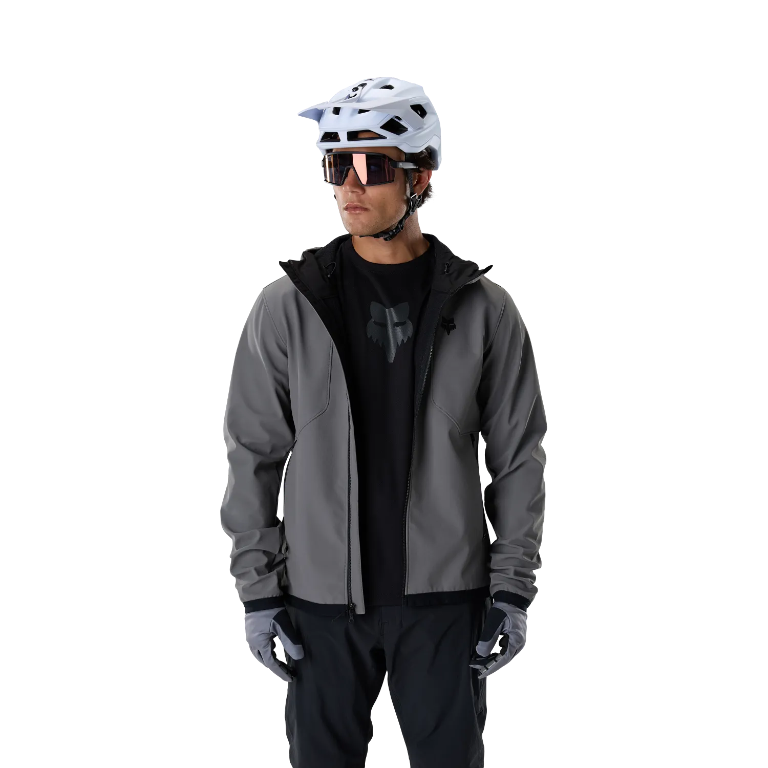 Chaqueta Fox Ranger Fire capucha gris - Imagen 5