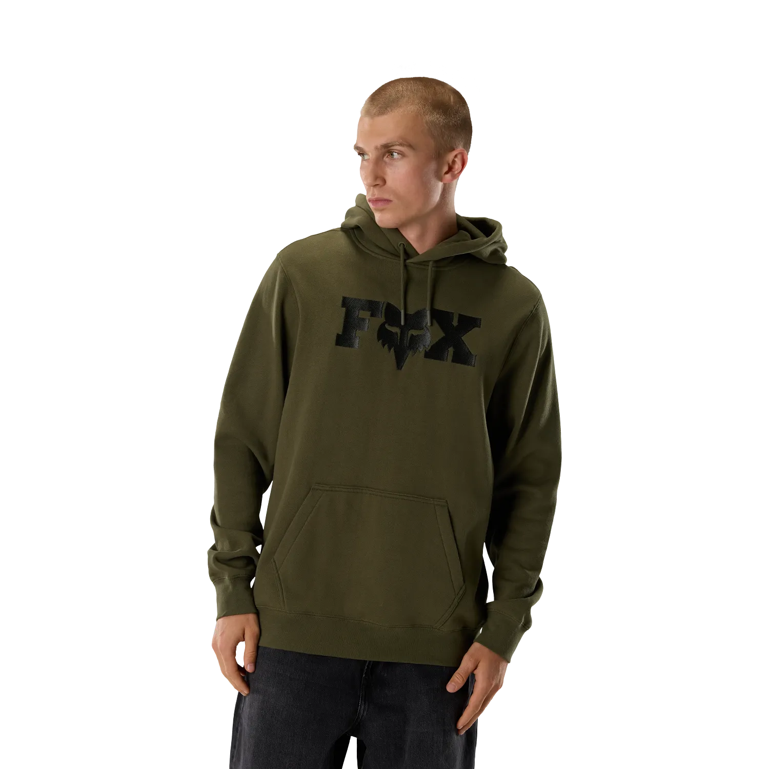 Sudadera Fox Head X olive - Imagen 3