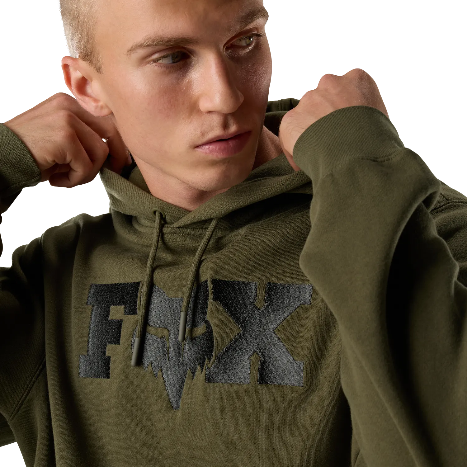 Sudadera Fox Head X olive - Imagen 4