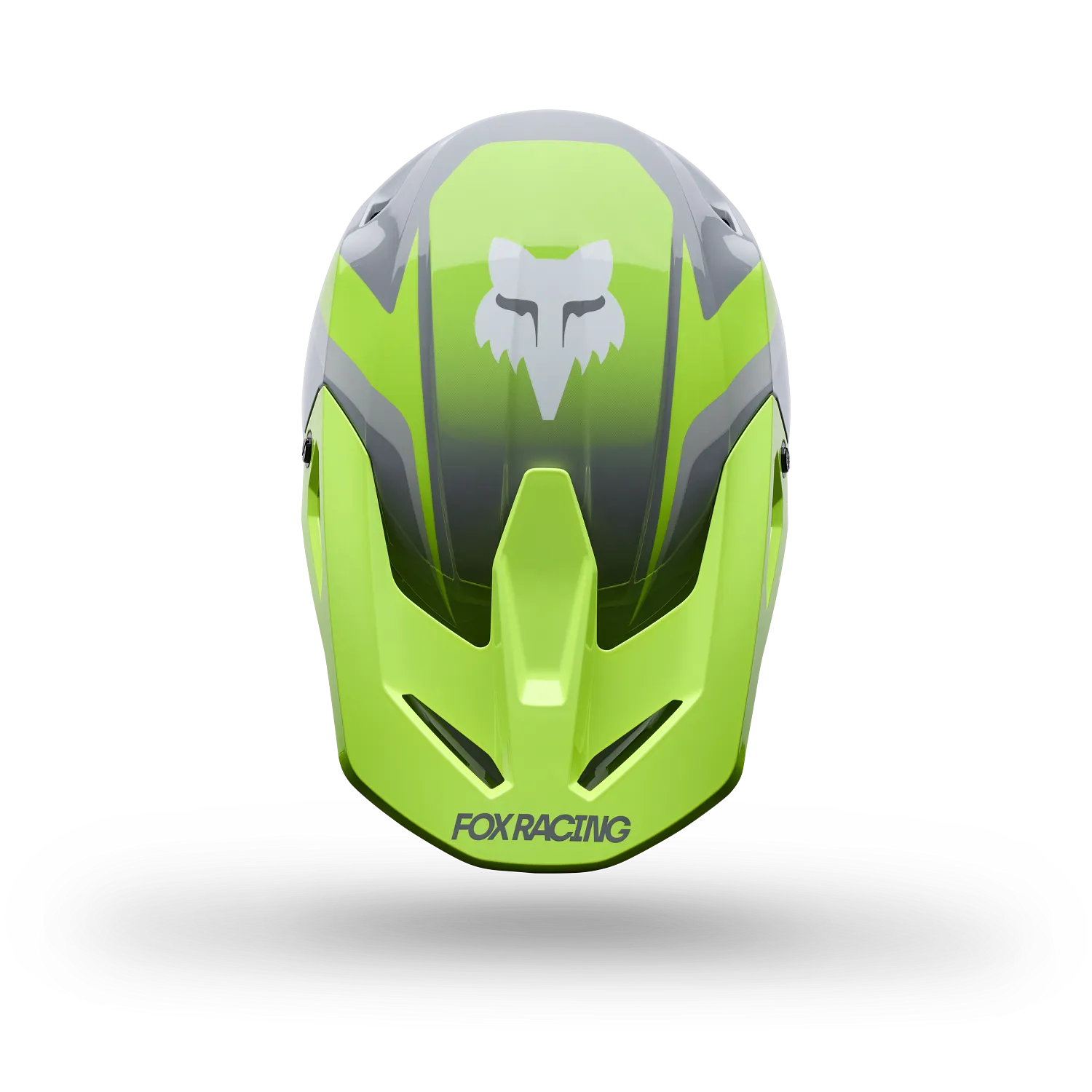 Fox Casco V1 niño Frame grey yellow - Imagen 2