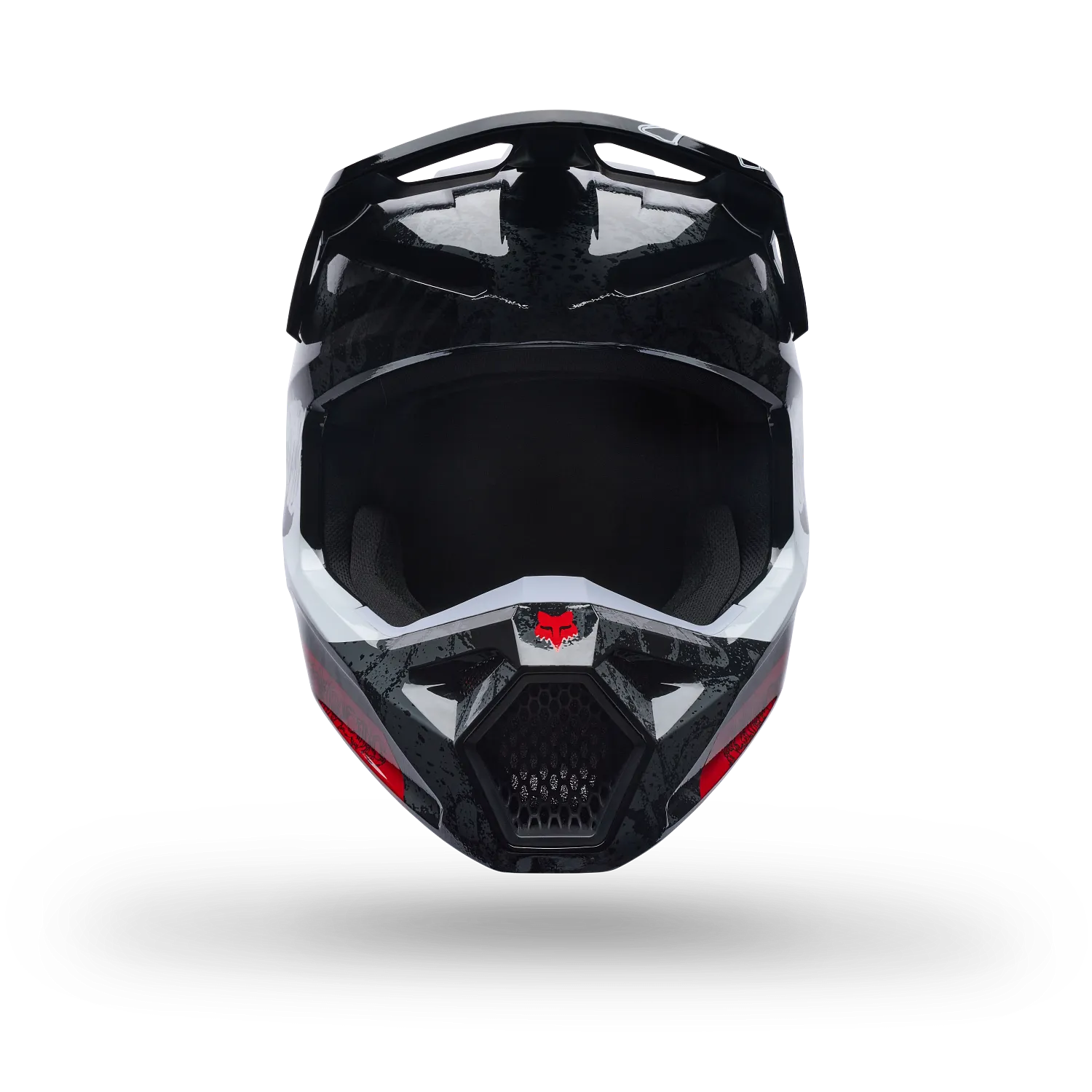 Fox Casco V1 niño Abyss black - Imagen 4