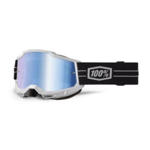 Gafa 100% Accuri Bowen plata espejo azul