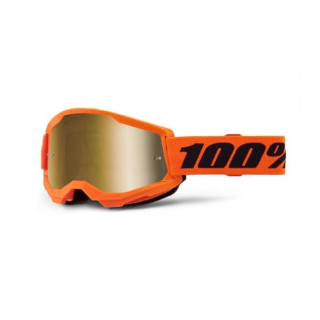 Gafas 100% Strata naranja lente dorada