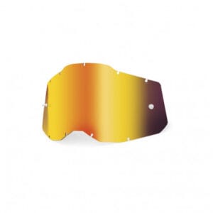 Lente 100% Accuri Strata Racecraft 2 espejo roja