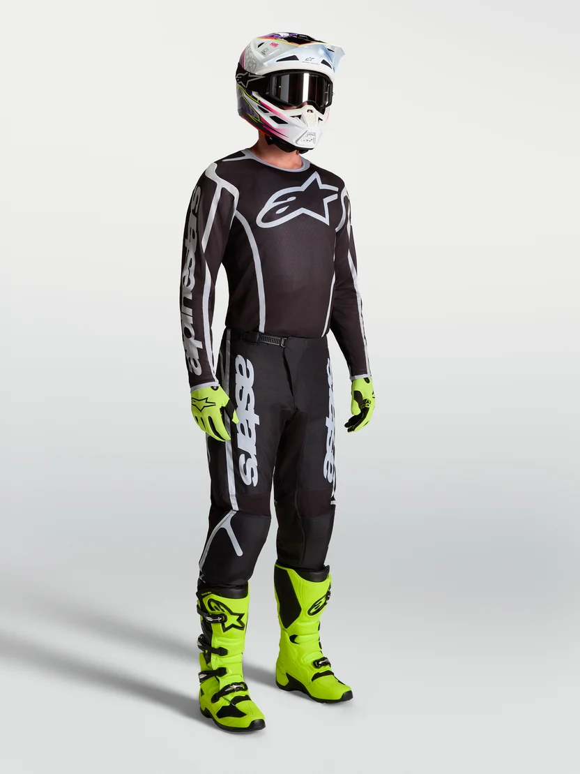 Conjunto Alpinestars Fluid Apex V2 negro - Imagen 3