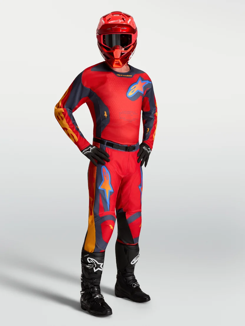 Conjunto Alpinestars Racer Hunt rojo - Imagen 3