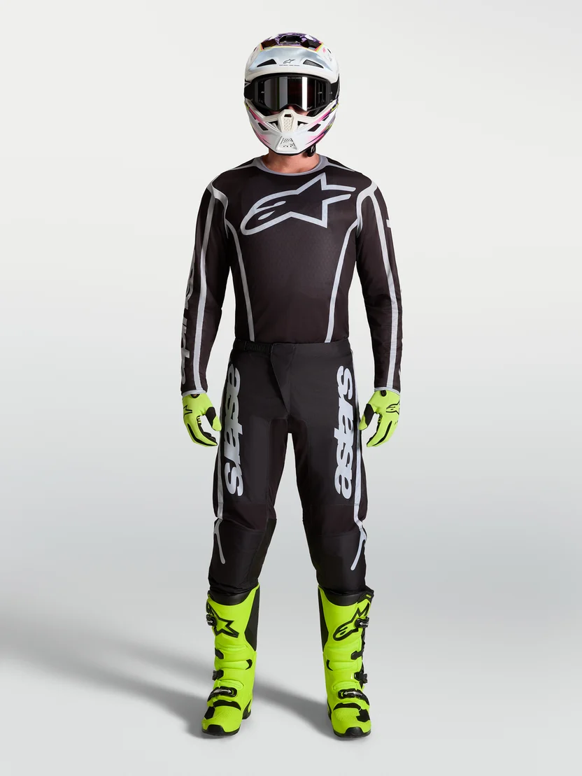 Conjunto Alpinestars Fluid Apex V2 negro