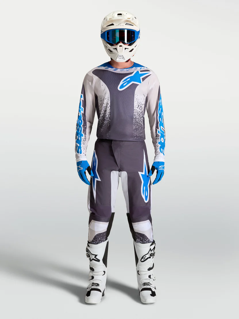 Conjunto Alpinestars Fluid Drag gris