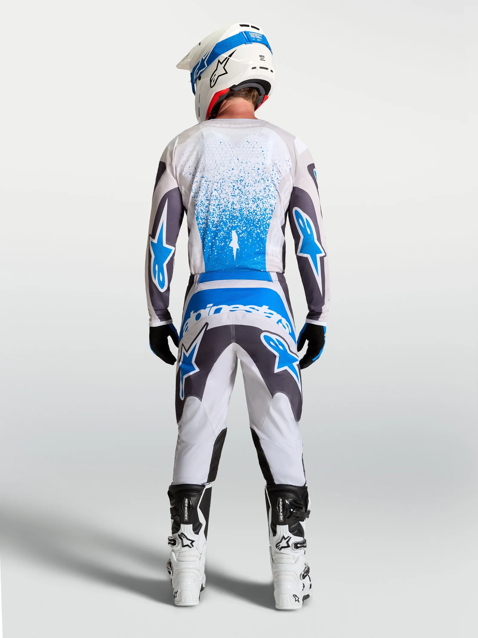 Conjunto Alpinestars Fluid Drag gris - Imagen 2