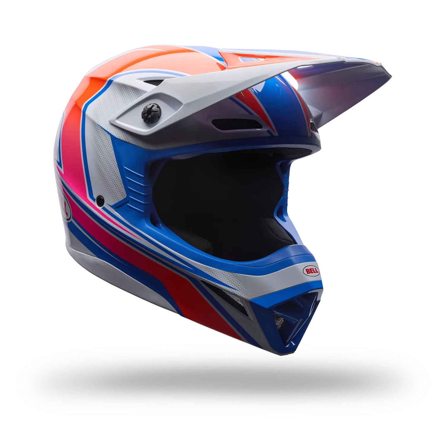 Casco Bell MX-10 MIPS Speedway blanco azul - Imagen 2