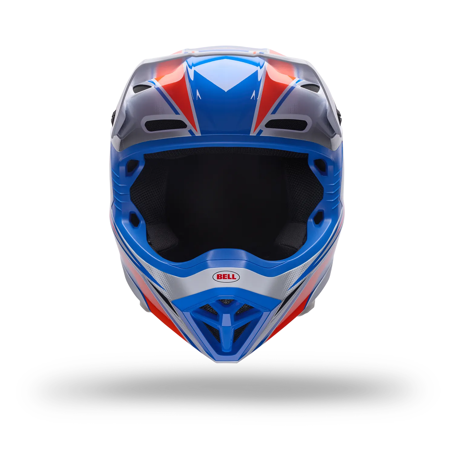 Casco Bell MX-10 MIPS Speedway blanco azul - Imagen 3