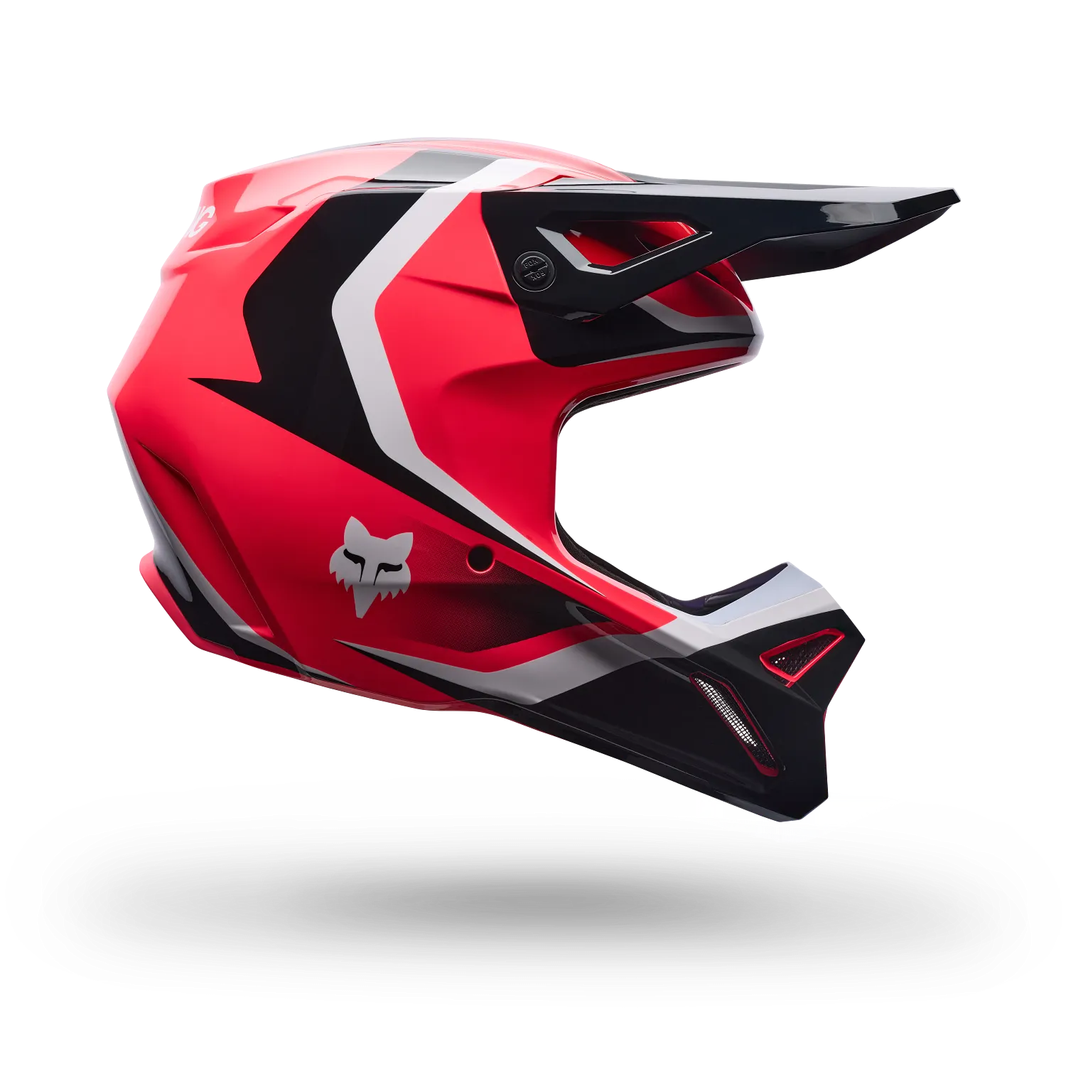 Fox Casco V1 niño Frame neo pink